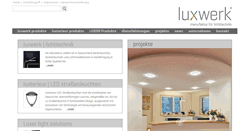 Desktop Screenshot of luxwerk-lichttechnik.com